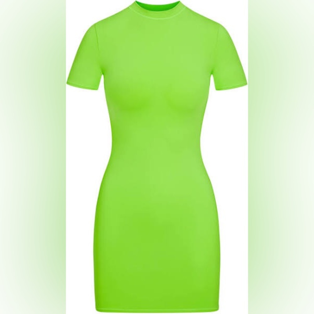 🌷SKIMS Neon Green Swim Dress